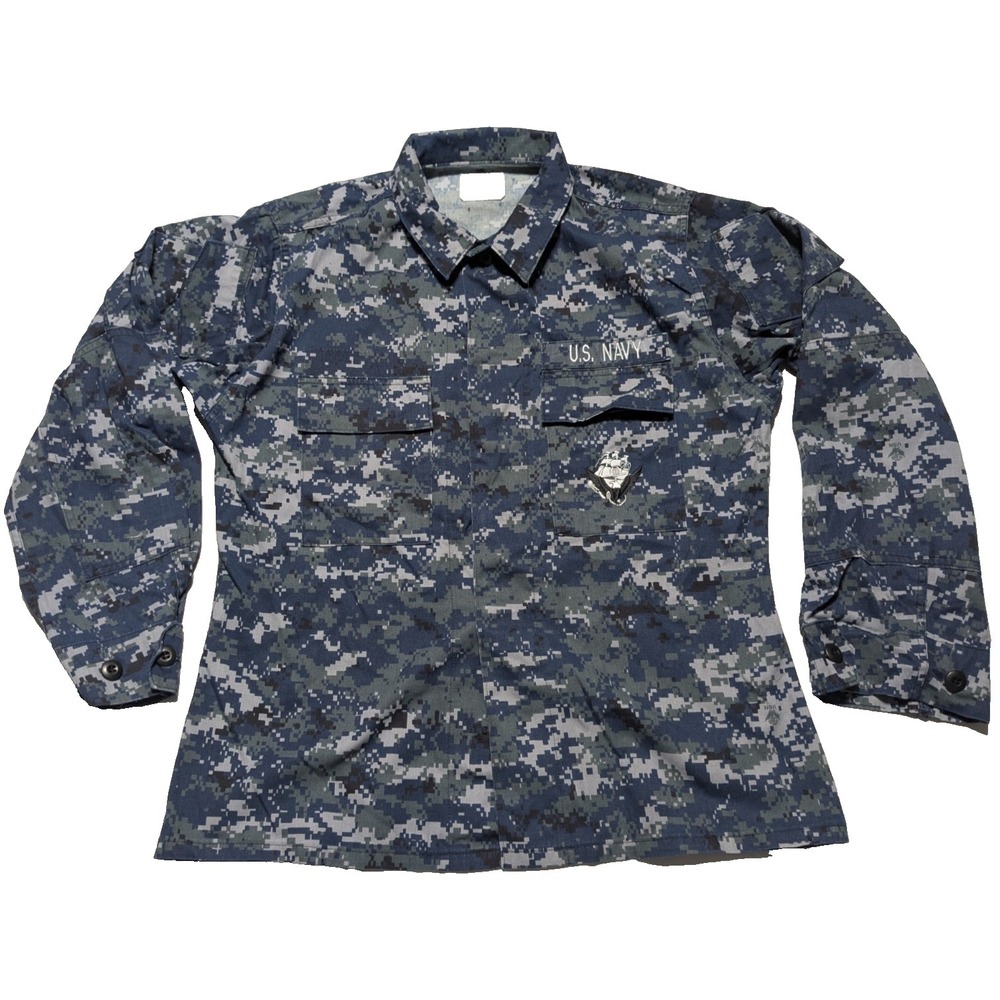 US Navy NWU TYPE 1 Blueberry Digital Camo Coat -‎ Men Medium Regular